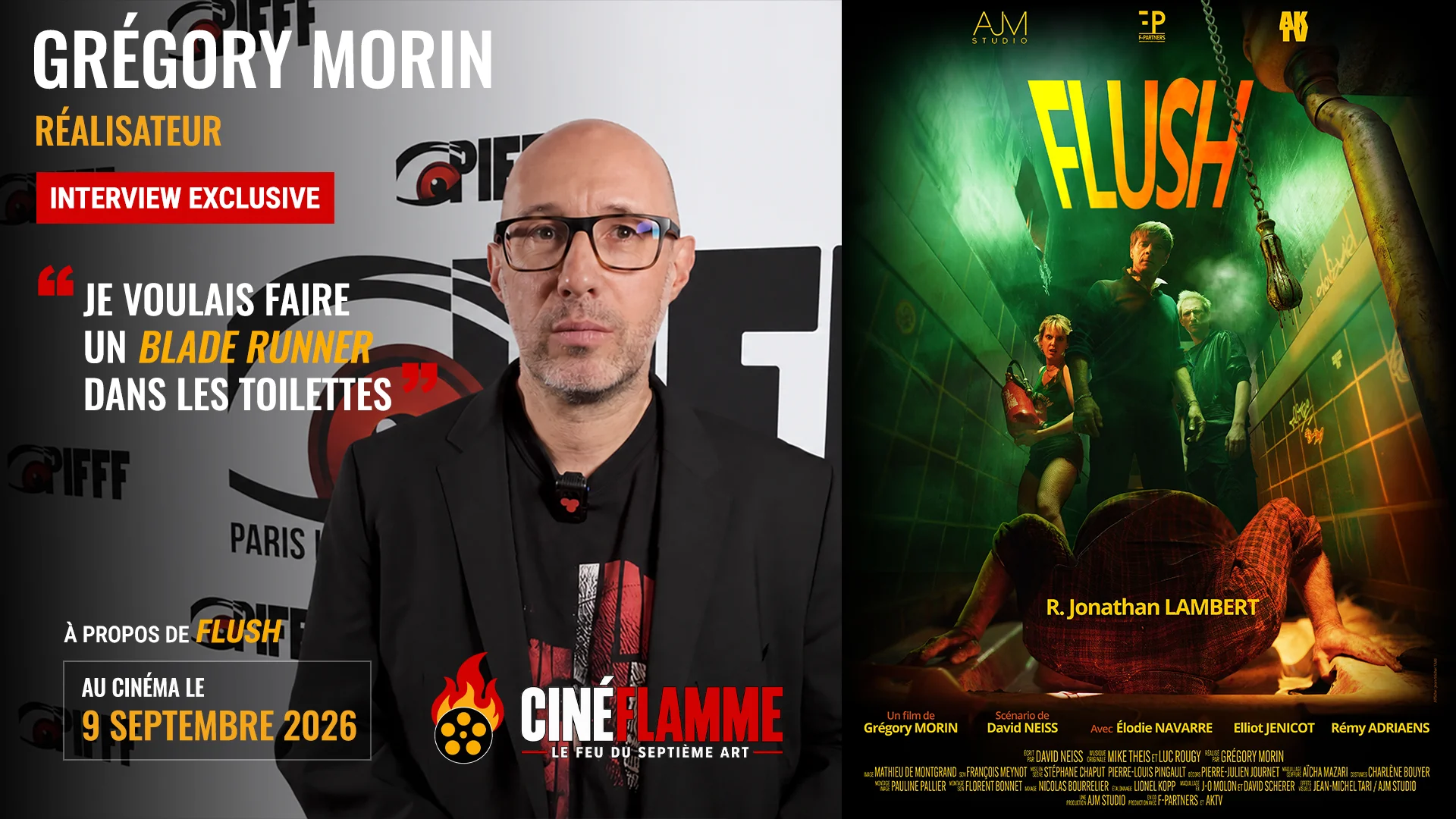 Grégory Morin : « Je voulais faire un Blade Runner dans les toilettes » (Entretien autour de Flush)